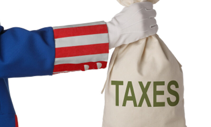 money bag with the word taxes - Bankruptcy attorneys Naples