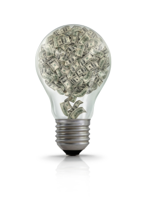 light bulb filled with money - Fort Myers bankruptcy attorney
