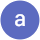 white letter a in a purple circle